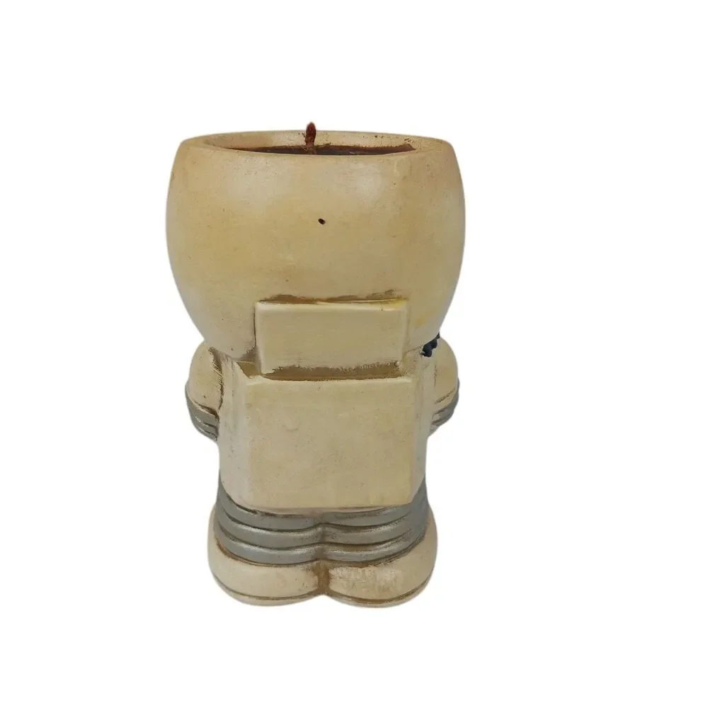 Vtg Ceramic Astronaut  NASA Spaceman Candle Vase Made in Japan 1960's